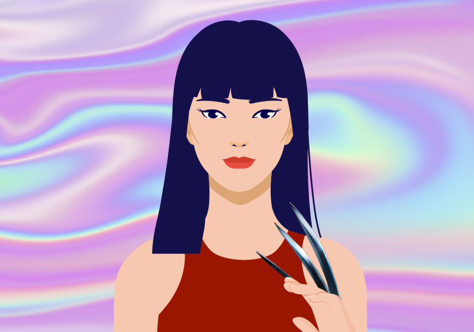 Graphic design, Custom portrait by Maya Walker